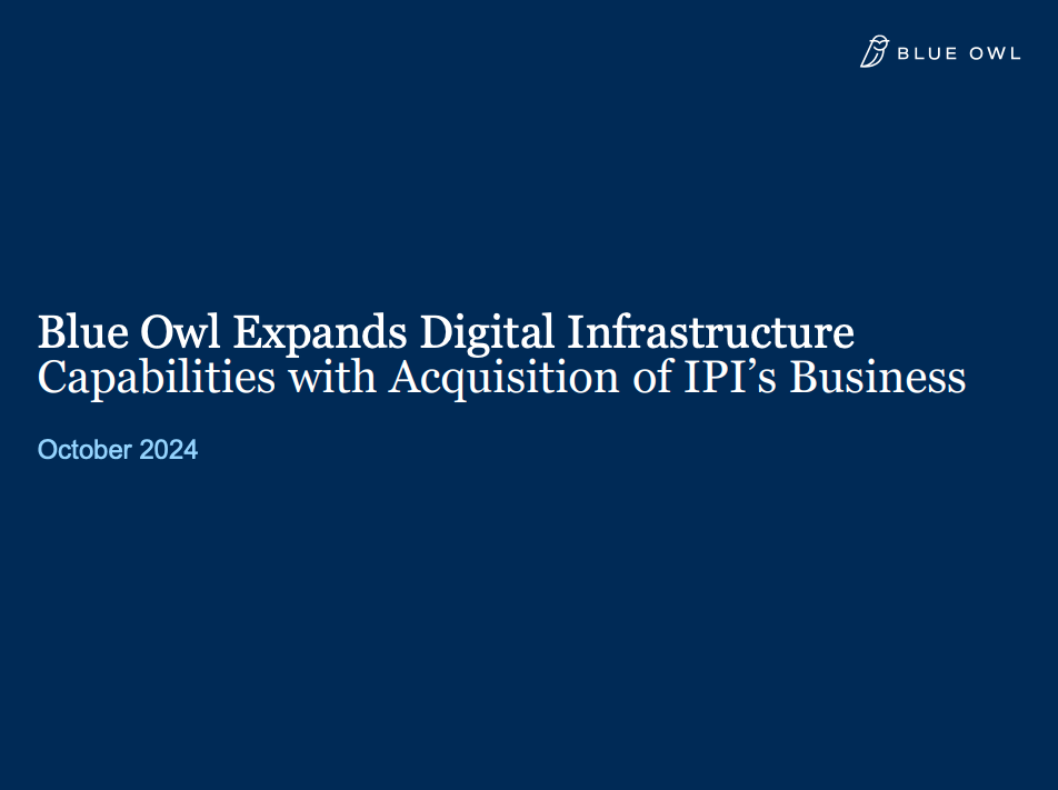 How Blue Owl Raised $7B for a Data Center Investment Fund