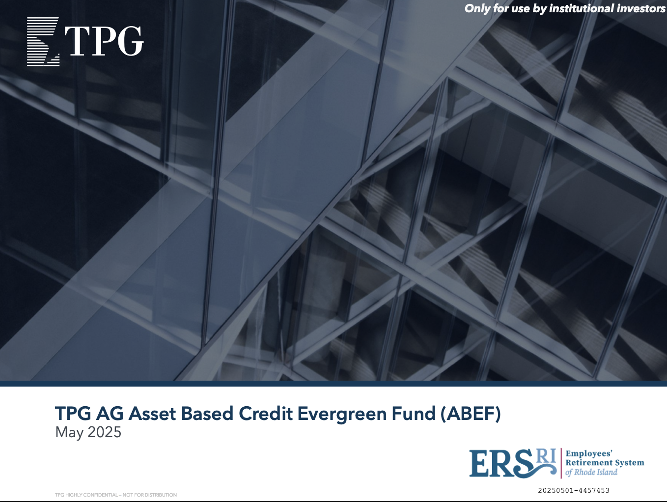 Inside TPG’s 12% Private Credit Play: Asset-Backed Returns Rise